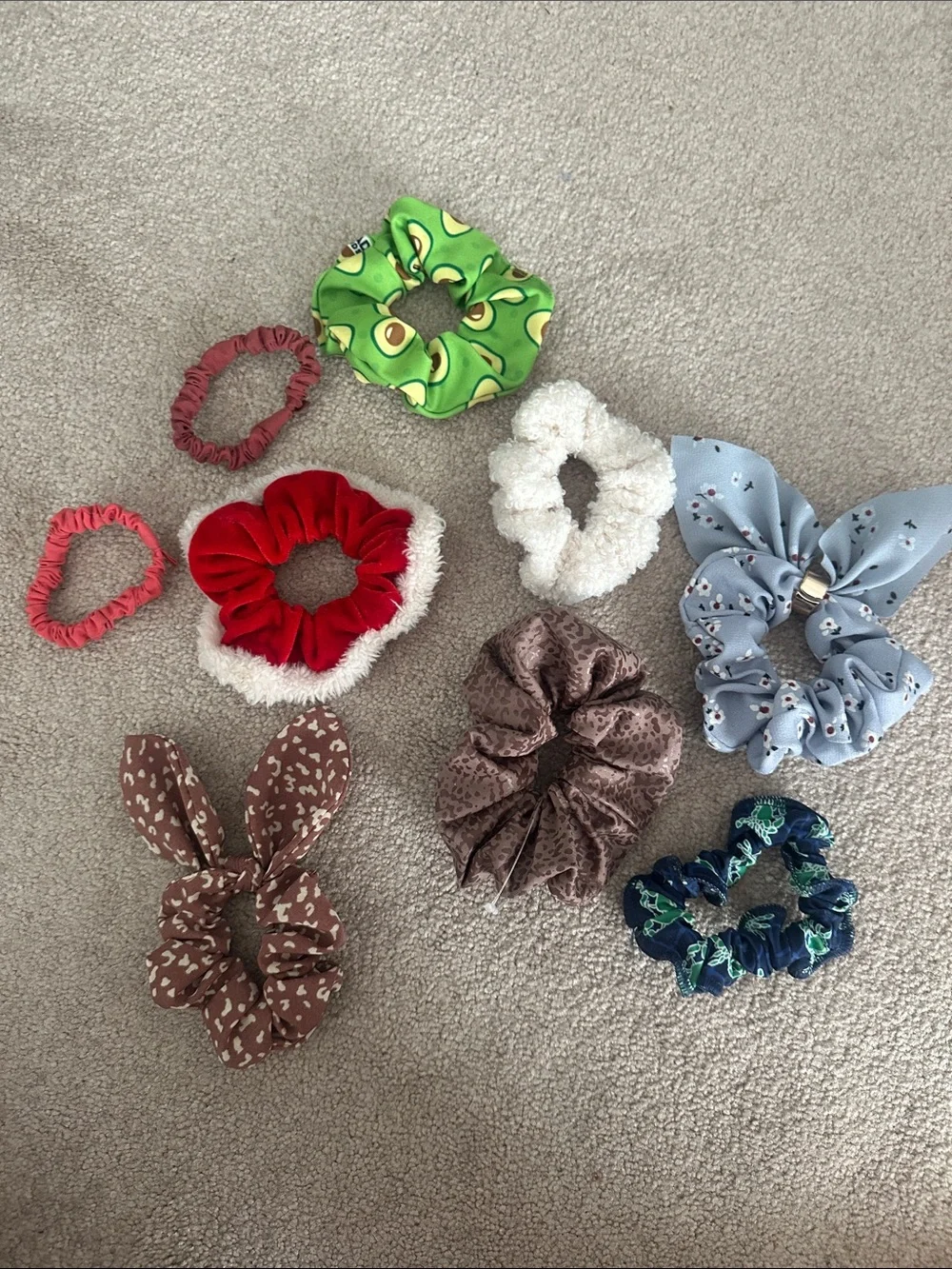 Assorted Kids Scrunchie Set - Mixed Colors
